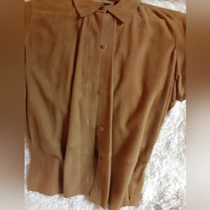 100% SUEDE SHIRT